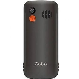 Qubo X-230BKC 4G Teléfono Móvil para Personas Mayores - Negro, Pantalla 2.31", Dual SIM, Botón SOS, Base de Carga