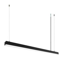 Philips 1916-NSLNL1200MM-P-WW Luminaria Lineal LED 120cm 40W 3233lm 2700K Blanco Cálido IP40 Negro Suspendida