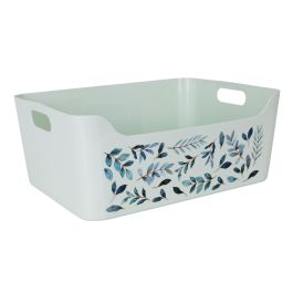 Dem Cesta Multiusos con Flores, 33 x 24 x 14.5 cm (12 Unidades)