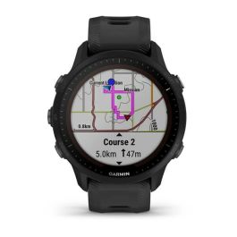 Garmin Forerunner 955 Solar Schwarz Reloj Deportivo GPS Avanzado con Carga Solar Pantalla MIP 3.3 cm 32 GB iOS Android