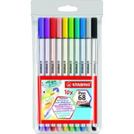 Stabilo Rotuladores Pen 68 Brush C-Surtidos, Estuche Plástico 10 Unidades Precio: 12.50000059. SKU: B1G9Z676QD