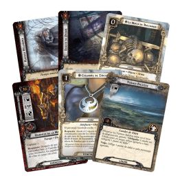 Fantasy Flight Games MEC108ES El Señor de los Anillos LCG Angmar Despertado Expansión de Campaña Juego de Cartas Español