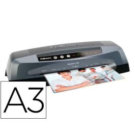 Plastificadora Fellowes Neptuno Din A3 De 4 Rodillos Frio Y Caliente Hasta 175 Mc 570x125x180 mm