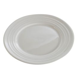 DKD Home Decor Plato Blanco Porcelana 19 x 2 x 19 cm Set de 4 Apto Microondas Lavavajillas