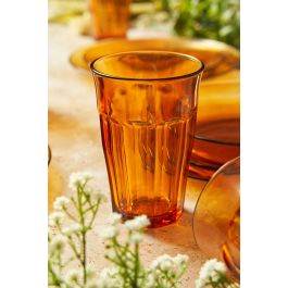 Duralex Lys Vajilla Ámbar 12 piezas (4 Llanos 23.5 cm, 4 Hondos 19.5 cm, 4 Postre 19 cm) (2 Unidades)