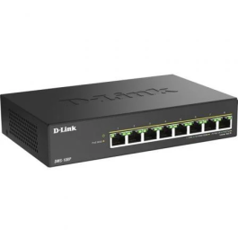 D-Link DMS-108P/E Switch 8 Puertos 2.5G Gigabit PoE (hasta 90W/puerto) 230W Presupuesto Total