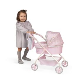 Decuevas Coche de Muñeca Sophie para Muñecas hasta 42 cm, Metal, Plástico, Poliéster. Medidas 35x50x56 cm. Edad +3 años.