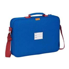 Cartera Escolar F.C. Barcelona Granate Azul marino (38 x 28 x 6 cm)