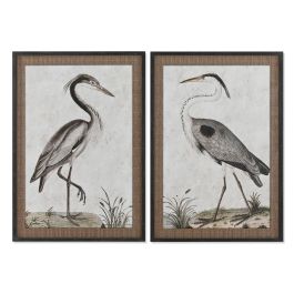 Cuadro Oriental DKD Home Decor Negro Marron 4 x 100 x 70 cm (2 Unidades)