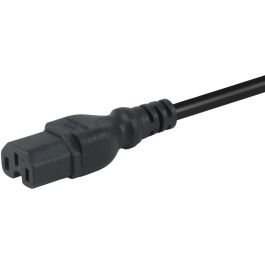 EQUIP 112171 Cable de Corriente C14 a C15, 3m, Negro