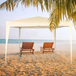 Cenador Aktive 300 x 240 x 300 cm Acero Crema Plástico