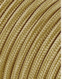 Edm Cable H03VV-F 2x0,75 mm² Tubular Cordón Textil Oro Oscuro 5 Metros Precio: 10.50000006. SKU: S7901416