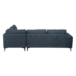 Sofá Chaise Longue Derecha Azul 266 X 222 X 80 cm
