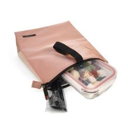 Bolsa Porta Alimentos Iris Snack Bag Soft/ Rosa y Arena Bolsa Porta Alimentos Iris Snack Bag Soft/ Rosa y Arena