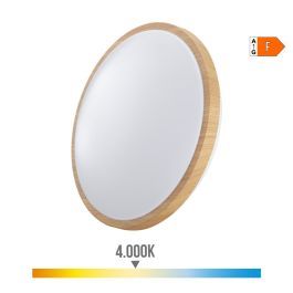 Aplique superficie circular led 18w 1820lm 4000k ø33x5,5cm efecto madera edm Precio: 24.50000014. SKU: B1HBNFQZ44