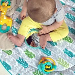 BRIGHT STARTS Alfombra de juego Hug 'n Cuddle, elefante