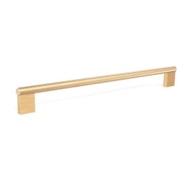 Viefe Tirador Graf Mini de Aluminio Acabado Latón Oscuro Distancia Agujeros 256mm
