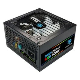 Coolbox Fuente Alimentación Deep Energy RGB600 600W 80 Plus Bronze RGB Semimodular PC Gaming