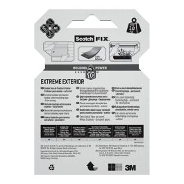 Scotch Cinta Adhesiva Doble Cara Ultra Resistente 1,5 m x 19 mm, Soporta 1 kg por 15 cm, Interior/Exterior, Blanca Scotch Cinta Adhesiva Doble Cara Ultra Resistente 1,5 m x 19 mm, Soporta 1 kg por 15 cm, Interior/Exterior, Blanca
