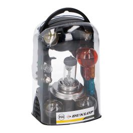 Dunlop Juego 11 bombillas H4 y fusibles para coche - Automoción
