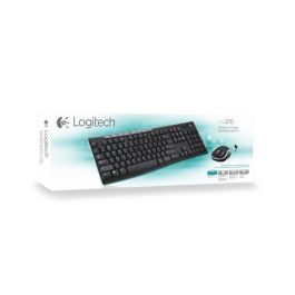 Logitech Teclado y Mouse Inalámbricos Mk270, Alcance 10m, Duración Batería 36/12 Meses, 8 Teclas Acceso Directo