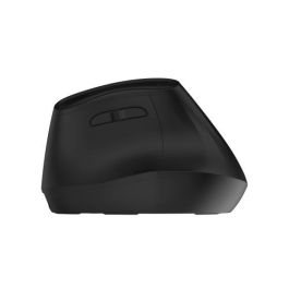 Ewent Ratón Inalámbrico Recargable EW3208 Negro - Conectividad Dual 2.4GHz/Bluetooth 5.1, 4000DPI Ajustable, Diseño Ergonómico