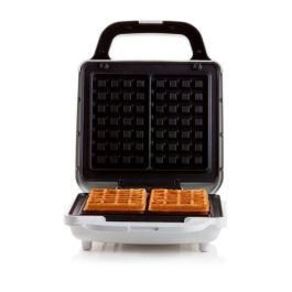 DOMO DO9222W - Gofrera - 900W - 4x7 cm - Revestimiento antiadherente - Termostato regulable - Cierre de seguridad DOMO DO9222W - Gofrera - 900W - 4x7 cm - Revestimiento antiadherente - Termostato regulable - Cierre de seguridad