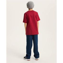 Camiseta de Manga Corta Infantil Vans Classic Bordeaux Granate Rojo Oscuro M