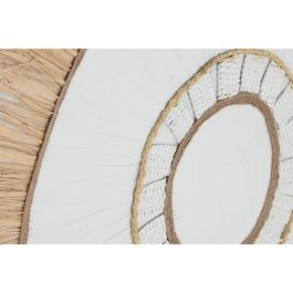 Cuadro Boho DKD Home Decor Blanco Natural 4.5 x 92 x 92 cm (2 Unidades) Cuadro Boho DKD Home Decor Blanco Natural 4.5 x 92 x 92 cm (2 Unidades)