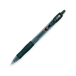 Pilot Boligrafo G-2 Negro Retractil Tinta Gel Sujecion Caucho Blister Trazo 0.4mm