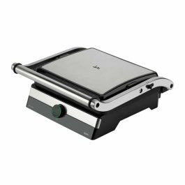 Jata Hogar Grill de asar doble 2000W, placas rayadas 29x23.6cm, antiadherente libre de PFOA