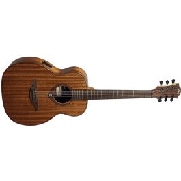 LAG Guitarra Acústica Travel Tramontane A/E Khaya Electro. Ideal para viaje y uso en vivo, mástil de escala corta.