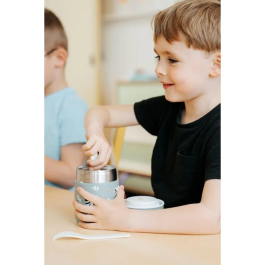 Monbento MB Capsule Fox Fiambrera Térmica Pequeña Hermética - Mantiene Comida Caliente y Fresca Hasta 5 Horas