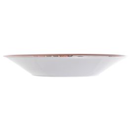 Plato Arabe DKD Home Decor Blanco Terracota 22.8 x 3.6 x 22.8 cm (12 Unidades)