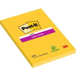 Taco Notas Post-It 660 Super Sticky 101X152 Amarillo Canario Con Lineas Precio: 4.49999968. SKU: B1JDXAN44X