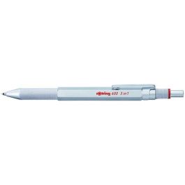 Boligrafo-Multifuncion Rotring 600 (3 F.) Plateado (Bol.Azul, Bol.Rojo Y Portam.) Precio: 54.49999962. SKU: B1GM5WK3E9
