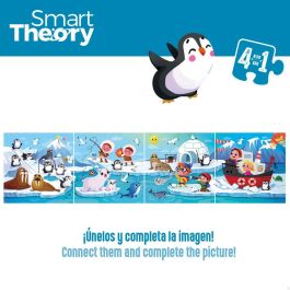 Puzzle Infantil Colorbaby Artic 4 en 1 174 Piezas 136 x 34 cm (6 Unidades)