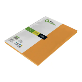 Liderpapel Papel Color A4 80gr Naranja Paquete de 100 Hojas