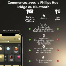 Philips Hue AAANL79839 Bombilla Conectada MR16 Luz Blanca Compatible Bluetooth con App y Voz