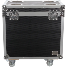 Algam Lighting Flight Case con Ruedas para 2x MB200, Madera con Interior de Espuma, Transporte Seguro