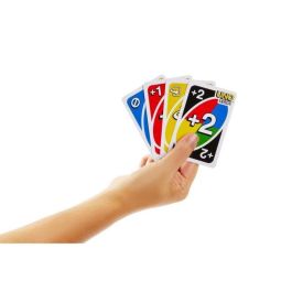 UNO GDR44 Juego de Cartas UNO Flip! El Clásico con un Nuevo Giro, Doble Cara y Cartas Especiales para +7 Años