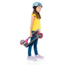Patinete 2 ruedas plegable rosa. altura con dos posicones 72-77 cm soporta 50 kg Patinete 2 ruedas plegable rosa. altura con dos posicones 72-77 cm soporta 50 kg