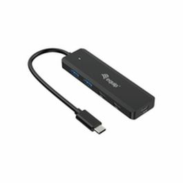 Equip Hub USB-C 3.2 Gen1 2xUSB-C 2xUSB-A Conector Alimentacion USB-C 5V/2A