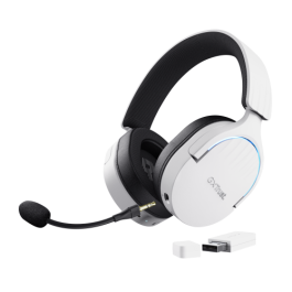 Trust Gaming GXT 491 Fayzo Auriculares Gaming Inalámbricos Dual 2.4GHz USB Bluetooth Micrófono Sonido 7.1 Virtual Jack 3.5mm Blancos Precio: 66.50000038. SKU: B1HB6YHFNA