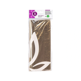 Liderpapel Papel Celofan Transparente 50x70 cm 22g/m2 Bolsa de 5 Hojas