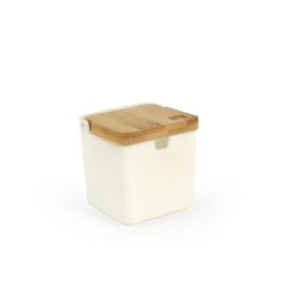 Inde Dispensador de Azúcar y Sal con Tapa de Bambú - 7,9 x 8,4 x 7,9 cm (24 Unidades)