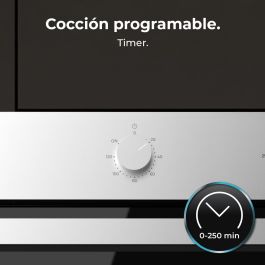 Cecotec Horno Multifunción Bolero Hexa Inox 2800W 70L Temporizador y Vapor