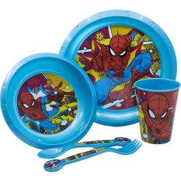 Spiderman Set de Comida Fácil 5 Piezas en Caja de Regalo CZ11313