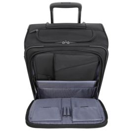 Targus CUCT04R Maletín con ruedas para portátil 16 pulgadas Negro con asa de transporte y bolsillo delantero Targus CUCT04R Maletín con ruedas para portátil 16 pulgadas Negro con asa de transporte y bolsillo delantero