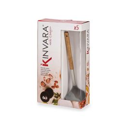 Set 5 Utensilios Cocina Kinvara - Nylon, Acero Inoxidable, Madera Acacia - 8.5x35x20.5 cm (6 Unidades) Set 5 Utensilios Cocina Kinvara - Nylon, Acero Inoxidable, Madera Acacia - 8.5x35x20.5 cm (6 Unidades)